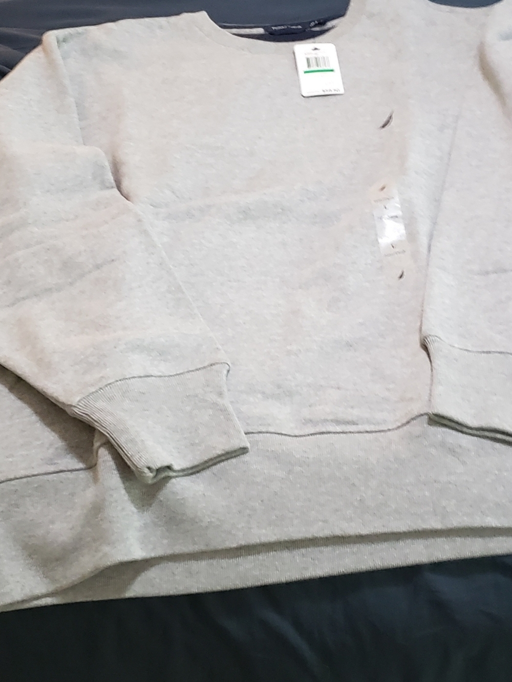 NWT-Nautica Men's Crewneck Sweatshirt - Light Gray
